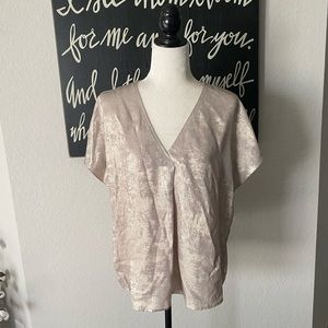 Jodifl Gold Shimmer Top NWT